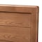 Baxton Studio Artemis Mid-Century Walnut Brown Finished Wood Full Size Platform Bed 156-9407-9425 - alternate 8
